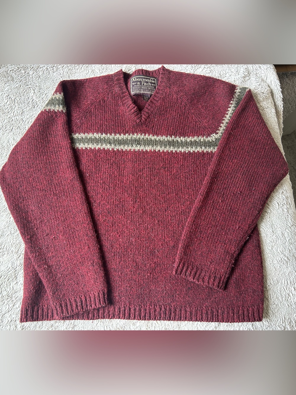 Abercrombie & Fitch Men's vintage wool sweater